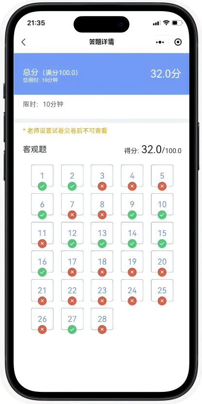 考试成绩